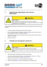 Предварительный просмотр 29 страницы Janser 228856000 Operating Instructions Manual