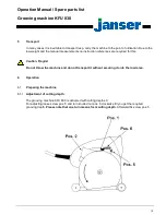 Предварительный просмотр 10 страницы Janser KFU 830 Operation Manual