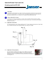 Предварительный просмотр 11 страницы Janser KFU 830 Operation Manual