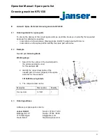 Предварительный просмотр 15 страницы Janser KFU 830 Operation Manual