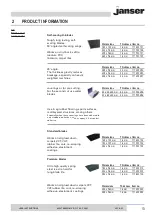 Предварительный просмотр 13 страницы Janser MASTER MOBIL II User Instructions