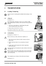 Предварительный просмотр 7 страницы Janser Master Mobile hydrauli User Instructions