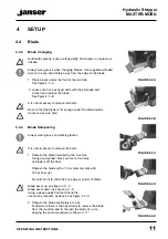 Предварительный просмотр 11 страницы Janser Master Mobile hydrauli User Instructions