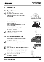 Предварительный просмотр 13 страницы Janser Master Mobile hydrauli User Instructions