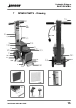 Предварительный просмотр 15 страницы Janser Master Mobile hydrauli User Instructions