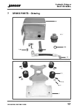 Предварительный просмотр 17 страницы Janser Master Mobile hydrauli User Instructions