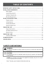 Предварительный просмотр 2 страницы JANSKA RHC-3092 User Manual