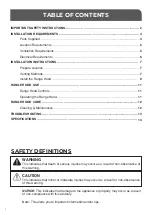 Preview for 2 page of JANSKA RHW-3052 User Manual