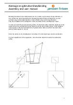 Предварительный просмотр 7 страницы Janssen Fritsen 1383200 Assembly And User'S Manual