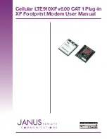 Janus Remote Communications LTE910XF v6.00 User Manual preview