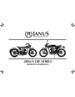 Janus 250 Series Owner'S Handbook Manual preview