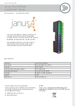 Janus C4 I/O Blade Installation Manual preview