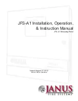 Janus JFS-A1 Installation, Operation And Instruction Manual preview