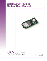 Janus WiFi1500CF Plug-In User Manual preview