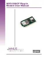 Preview for 1 page of Janus WiFi1500CF Plug-In User Manual