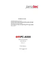 Janz Tec emPC-A500 User Manual preview