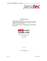 Janz Tec emVIEW-12T/D User Manual preview