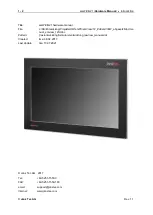 Preview for 2 page of Janz Tec emVIEW emWEB-21 Hardware Manual