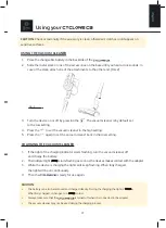 Предварительный просмотр 17 страницы JAP BIONIC BLAST CYCLONE C3 Instructions Manual