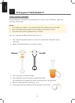 Preview for 14 page of JAP Fusionesco Force Blend F1 F-FB-F1 Instruction Manual