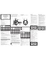 Preview for 2 page of Japan CBM 8T29 Instruction Manual