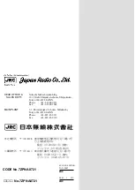 Preview for 100 page of Japan Radio Co. NKG-84 Instruction Manual