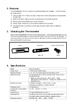 Preview for 4 page of JAPAN UNIX UNI-SENSOR 701A Operating Instructions Manual