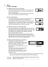 Preview for 9 page of JAPAN UNIX UNI-SENSOR 701A Operating Instructions Manual