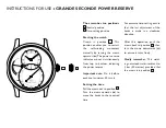 Preview for 3 page of Jaquet Droz GRANDE SECONDE POWER RESERVE Manual