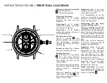 Preview for 3 page of Jaquet Droz PERPETUAL CALENDAR Manual