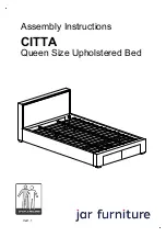 Jar Furniture CITTA Assembly Instructions Manual предпросмотр