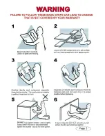 Предварительный просмотр 2 страницы Jar Furniture DOVE Assembly Instructions Manual