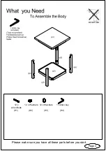 Preview for 3 page of Jar Furniture VICTORIA VD1679S Assembly Instructions Manual