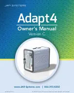 Preview for 1 page of JAR Systems Adapt4 Owner'S Manual