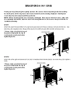 Предварительный просмотр 5 страницы Jardine BRADFORD 0316T00 Manual