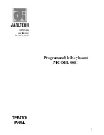 JARLTECH 8081 Operation Manual предпросмотр