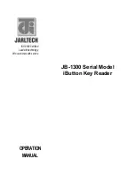 Предварительный просмотр 1 страницы JARLTECH JB-1300 Operation Manual