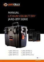 Jarocells ARO-BTP Series Manual предпросмотр