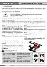 Preview for 2 page of JAROLIFT Klebfix Installation Instructions Manual