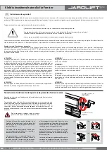 Preview for 5 page of JAROLIFT Klebfix Installation Instructions Manual