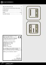 Предварительный просмотр 2 страницы JAROLIFT TDRC01W Original Assembly And Operating Instructions