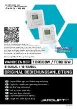 Preview for 1 page of JAROLIFT TDRC08W Original Assembly And Operating Instructions