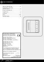 Предварительный просмотр 2 страницы JAROLIFT TDRR-01W Original Instructions Manual