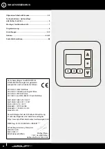 Предварительный просмотр 2 страницы JAROLIFT TDRRT-01W Original Instructions Manual