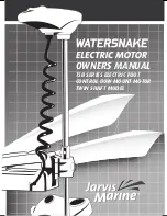 Jarvis Marine WaterSnake TSB Series Owner'S Manual preview