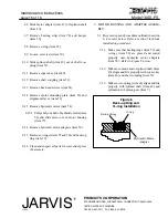 Предварительный просмотр 15 страницы Jarvis 1000-FS Operation And Maintenance Instructions