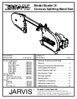 Jarvis Buster IX Operation Instructions Manual preview