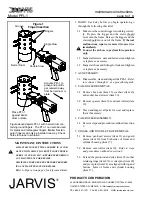 Preview for 6 page of Jarvis PFI-1 Manual