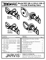 Jarvis SEC 180-2 Manual предпросмотр