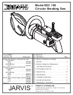 Jarvis SEC 180 Manual preview